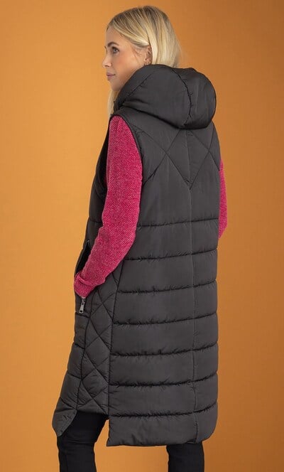 Long Padded Gilet