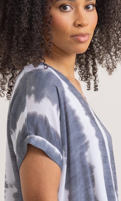 Tie Dye Layered Top