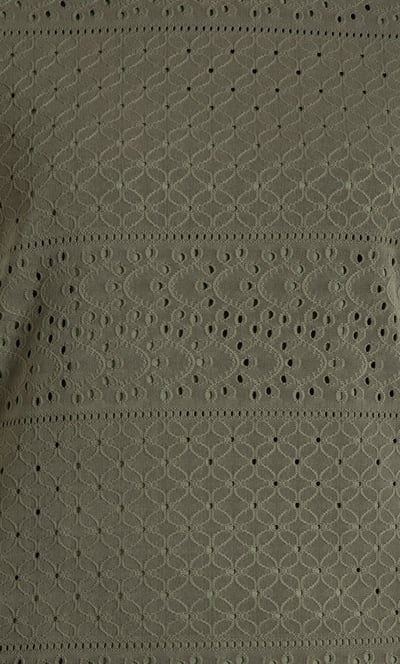 Anna Rose Eyelet Jacquard Top