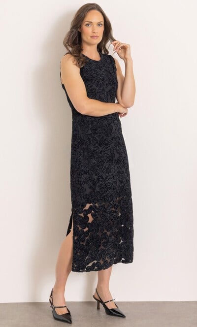 Chenille Longline Shift Dress