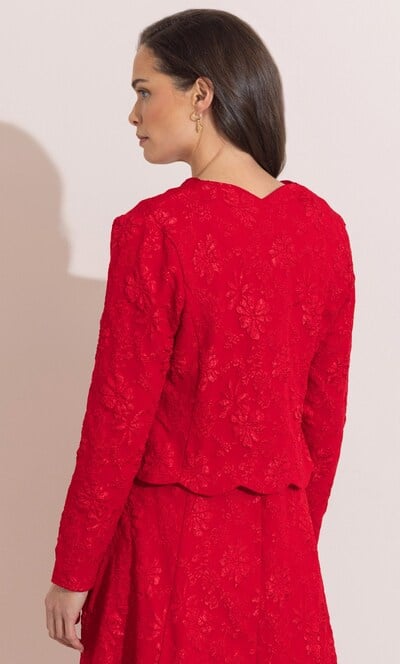 Jacquard Edge To Edge Jacket