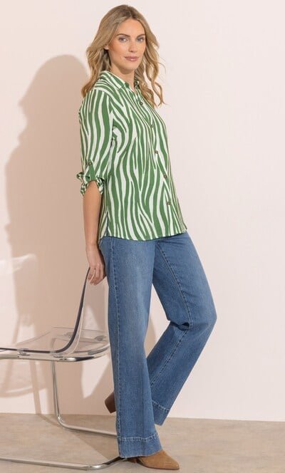 Zebra Print Blouse