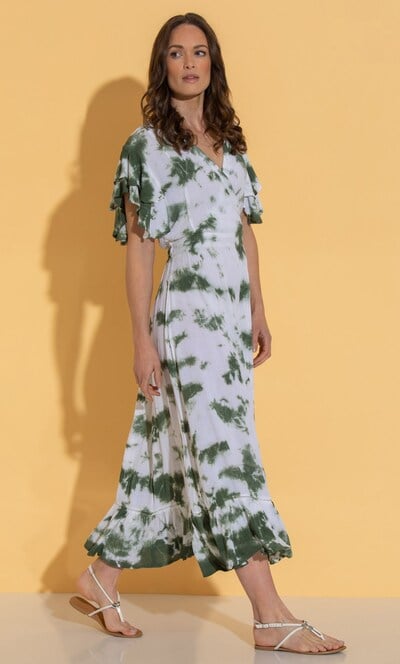 Boho Tie Dye Midaxi Dress