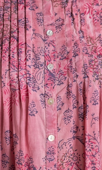 Sleeveless Printed Button Top