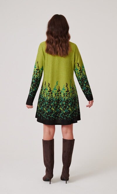 Garden Border Print Tunic Top