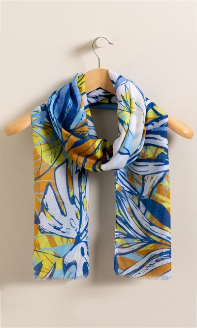 Leaf Printed Scarf