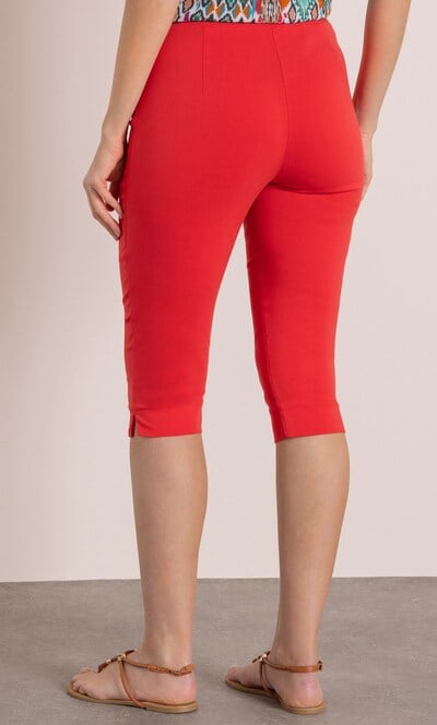 Pull On Cropped Trousers
