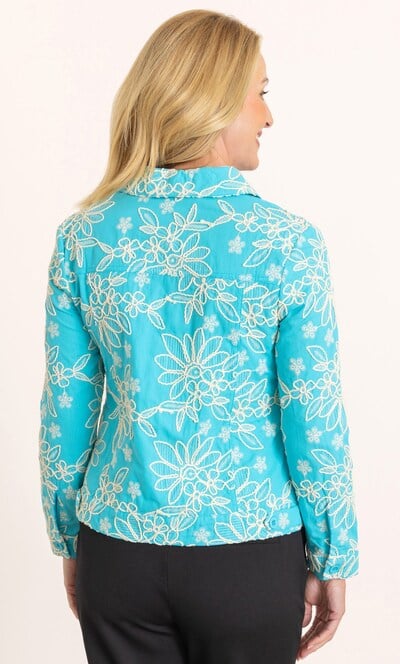 Anna Rose Embroidered Cotton Jacket