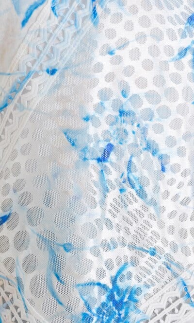 Anna Rose Asymmetric Patchwork Print Tunic Top