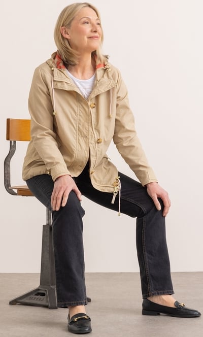 Anna Rose Hooded Lightweight Jacket