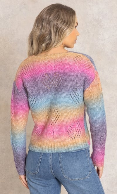 Eyelet Knitted Jumper