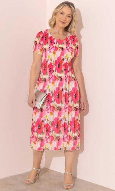 Anna Rose Floral Watercolour Dress