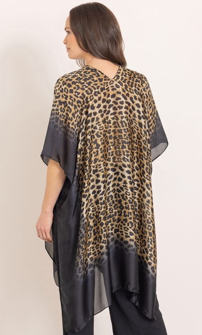 Animal Print Kimono