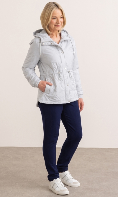 Anna Rose Quilted Hooded Jacket