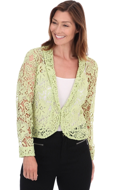 Long Sleeve Crochet Jacket