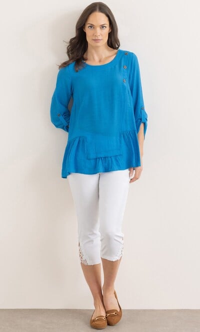 Button Detail Tunic Top