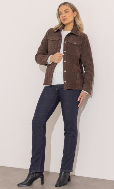 Textured Button Jacket