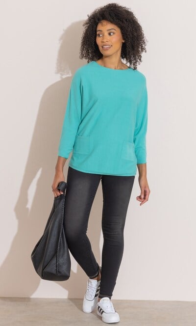 Batwing Knitted Jumper