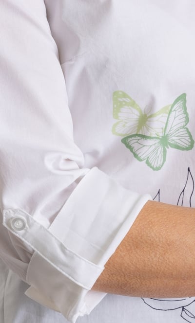 Anna Rose Embellished Print Shirt