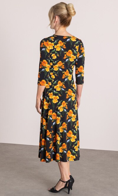 Anna Rose Printed Twist Front ITY Dress