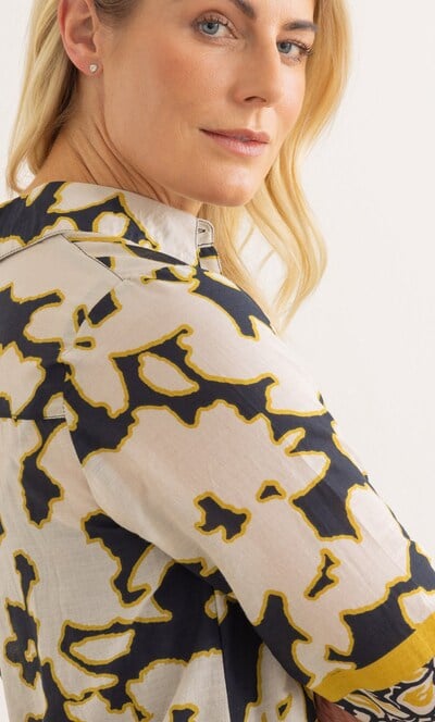 Printed Cotton Tunic Top