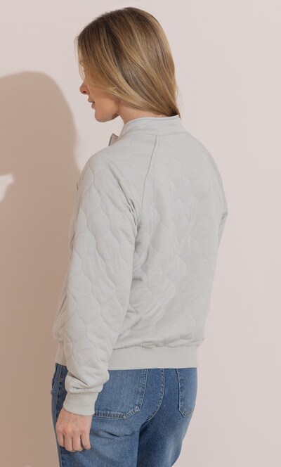 Quilted Bomber Jacket
