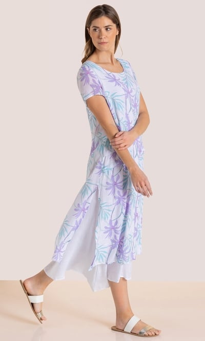 Printed Layered Dress