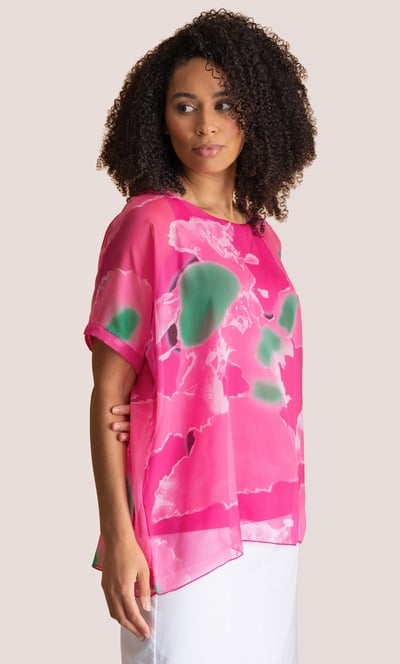 Printed Kimono Top