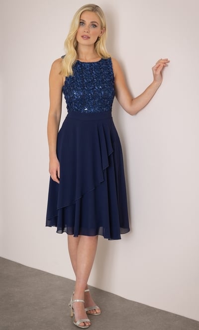 Embellished Sleeveless Dress