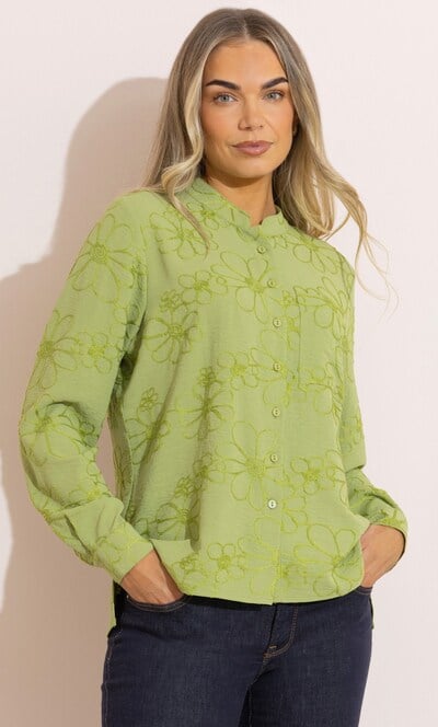Embroidered Floral Blouse