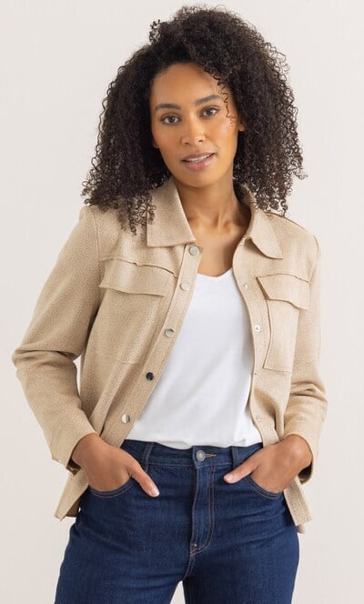 Suedette Blouse