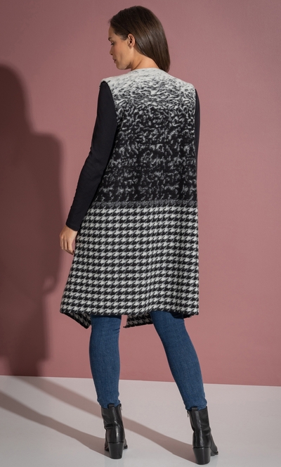 Sleeveless Longline Gilet