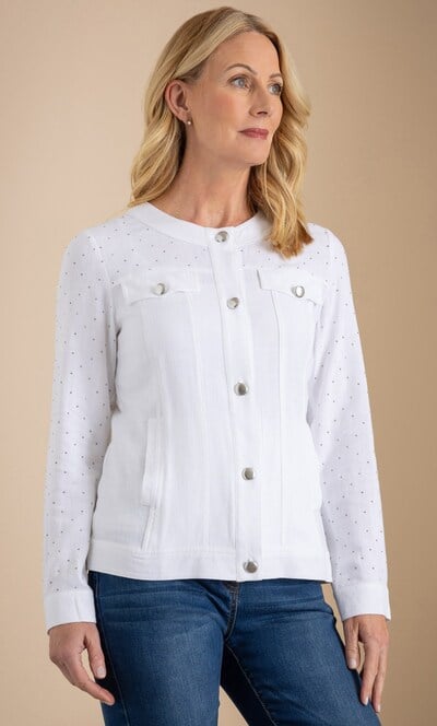 Anna Rose Embellished Lightweight Jacket
