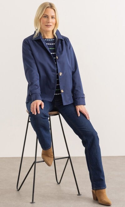 Cropped Trench Coat