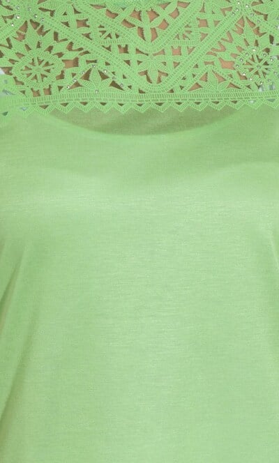 Embellished Jersey Top