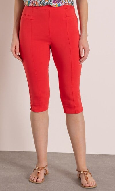 Pull On Cropped Trousers