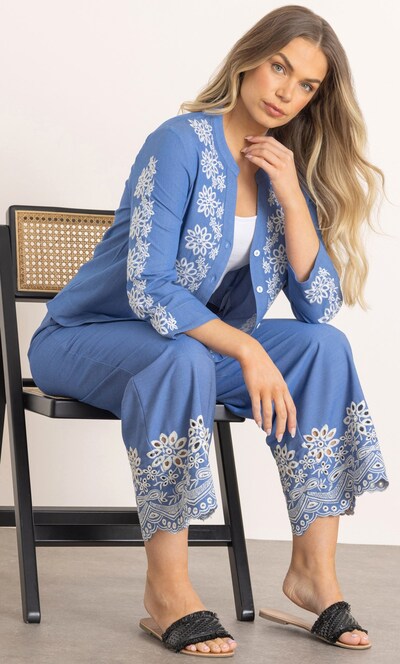 Embroidered Lightweight Jacket