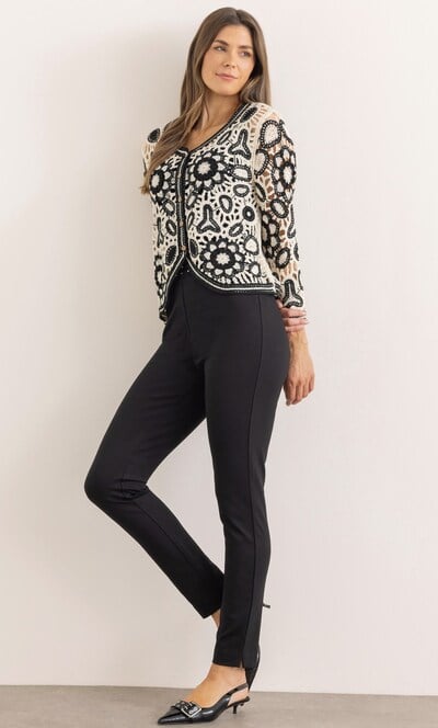 Ponte Pull On Slim Leg Trousers