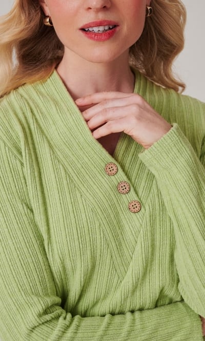 Brushed Rib Knit Top