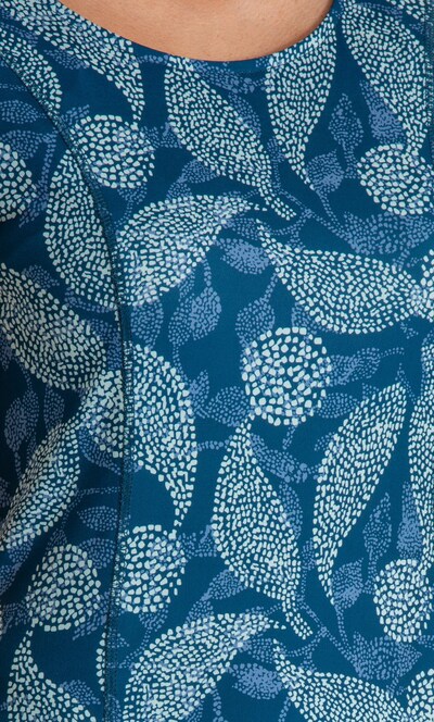 Printed Panelled Jersey Dress