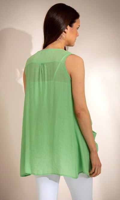 Sleeveless Pocket Tunic Top