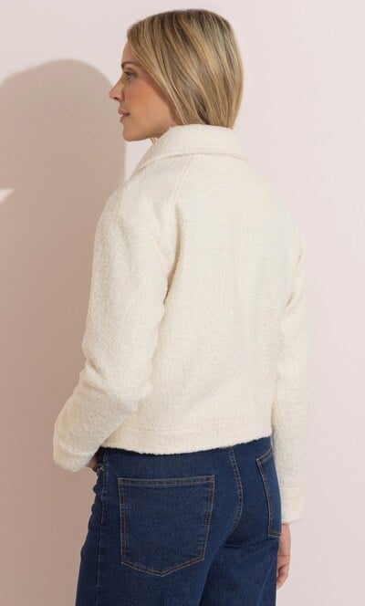 Boucle Zip Up Jacket