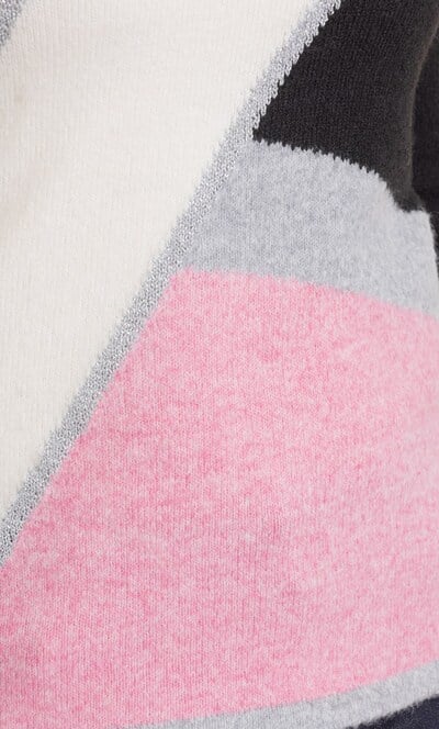 Anna Rose Colour Block Knitted Top