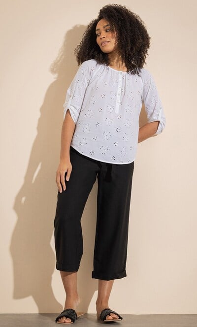 Cotton Schiffli Top