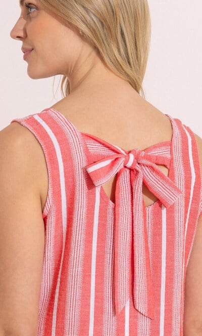 Sleeveless Striped Dress