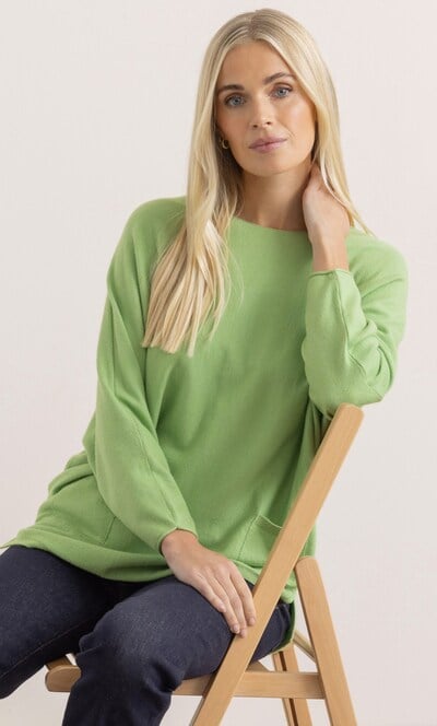Batwing Knitted Jumper
