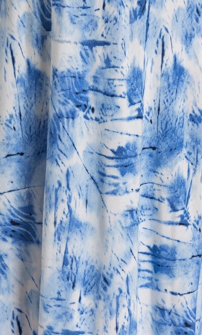 Bias Cut Tie Dye Maxi Dress