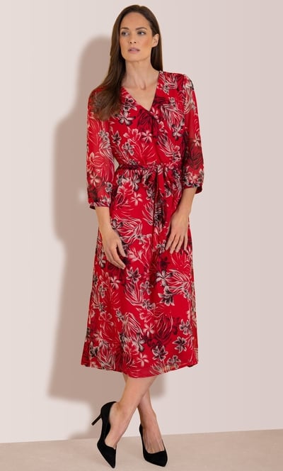 Floral Printed Midi Dress