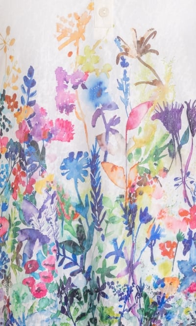 Anna Rose Garden Print Top