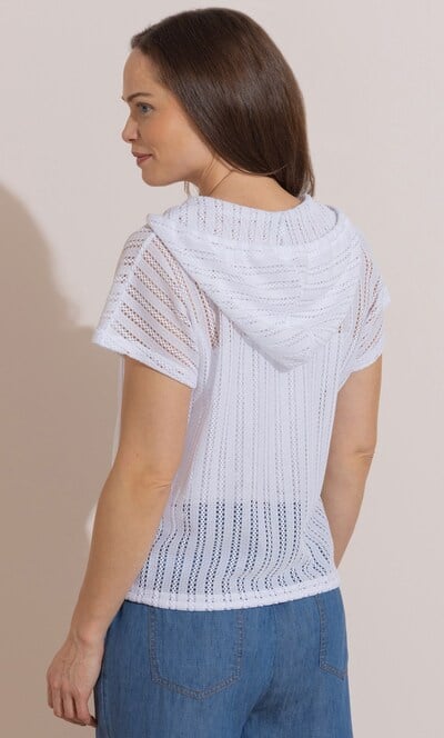 Hooded T-shirt Cover up